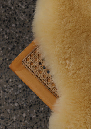 Double medical sheepskin rug