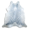 Zebra cowhide rug XL