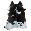 Black and white cowhide rug XL