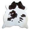 Black and white cowhide rug XL