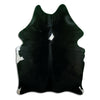 Black and white cowhide rug M