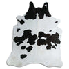 Black and white cowhide rug XXL