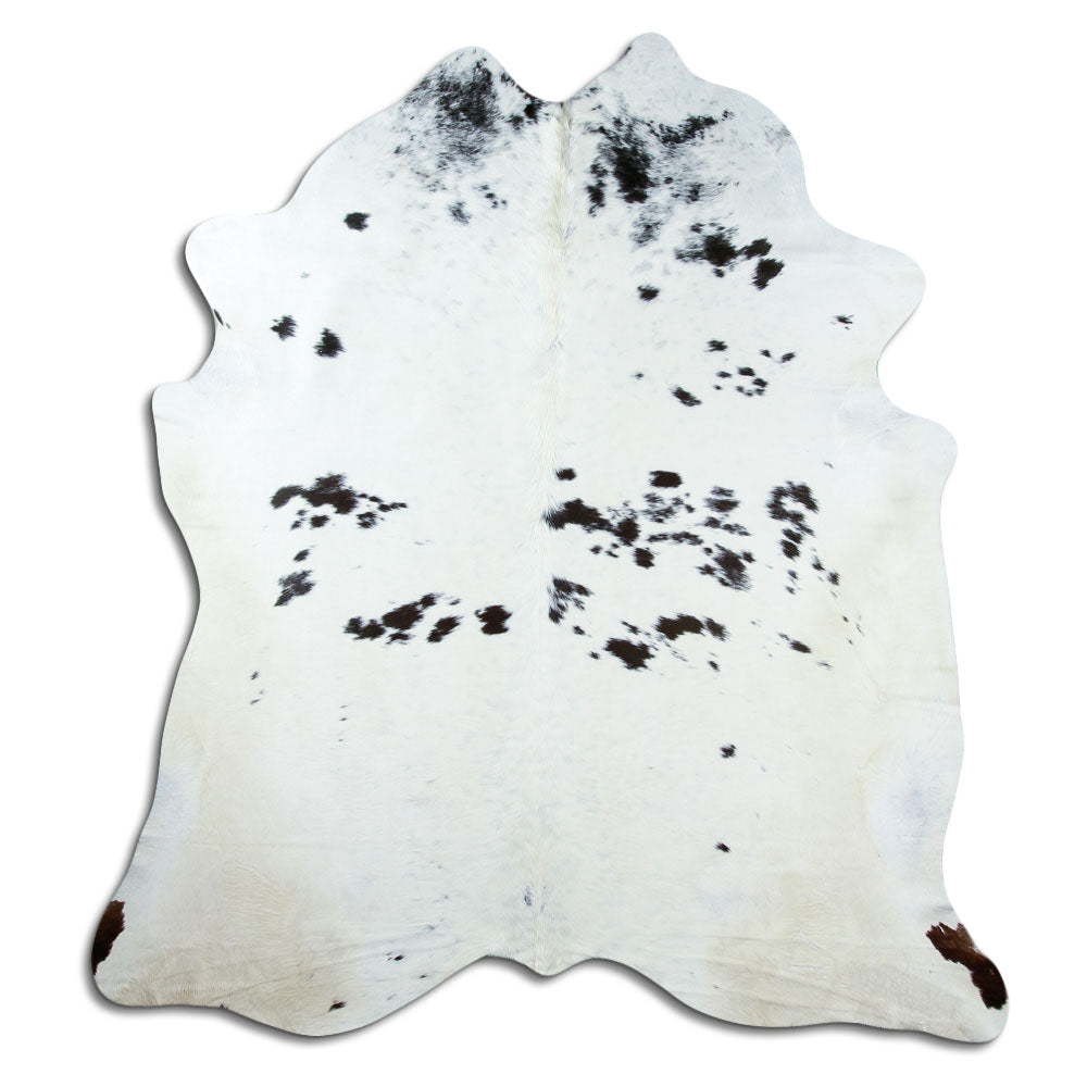 Black and white cowhide rug XXL