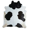 Black and white cowhide rug XXL