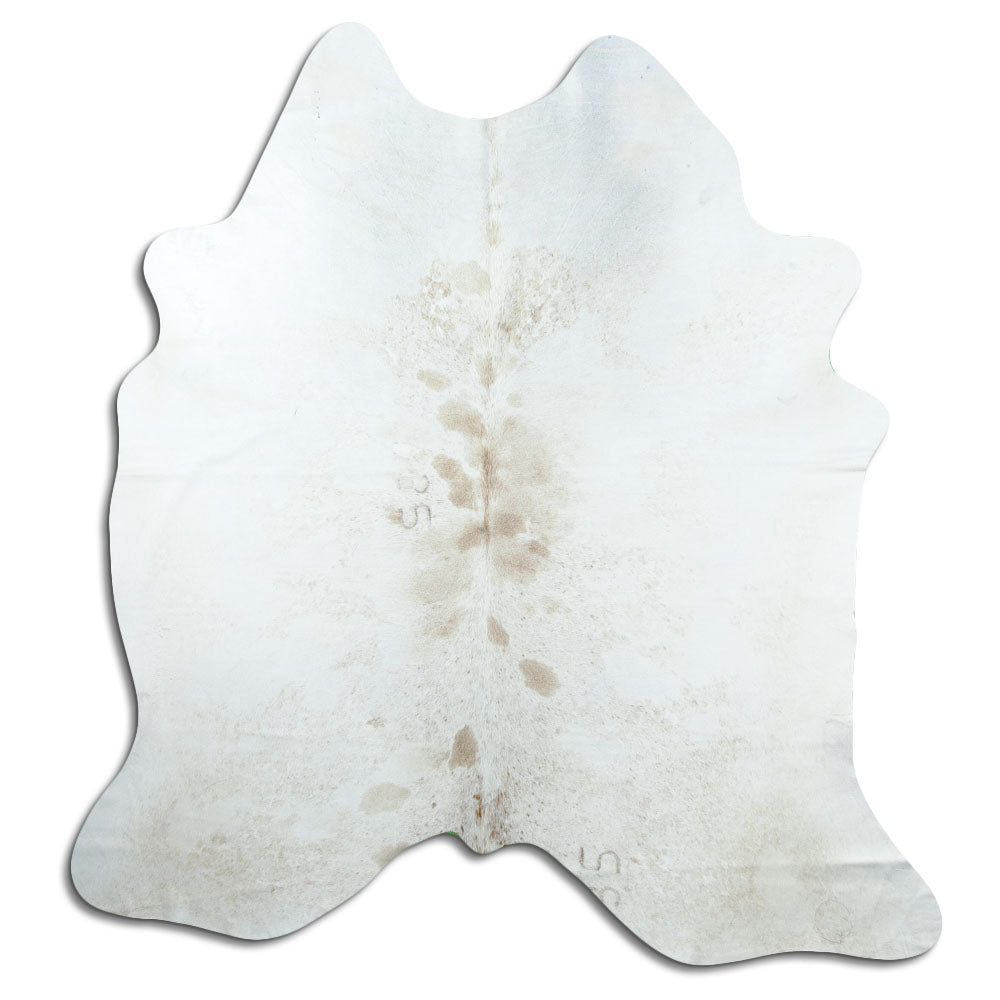 Grey cowhide rug XL