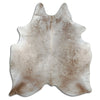 Champagne cowhide rug L
