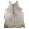 Champagne cowhide rug L