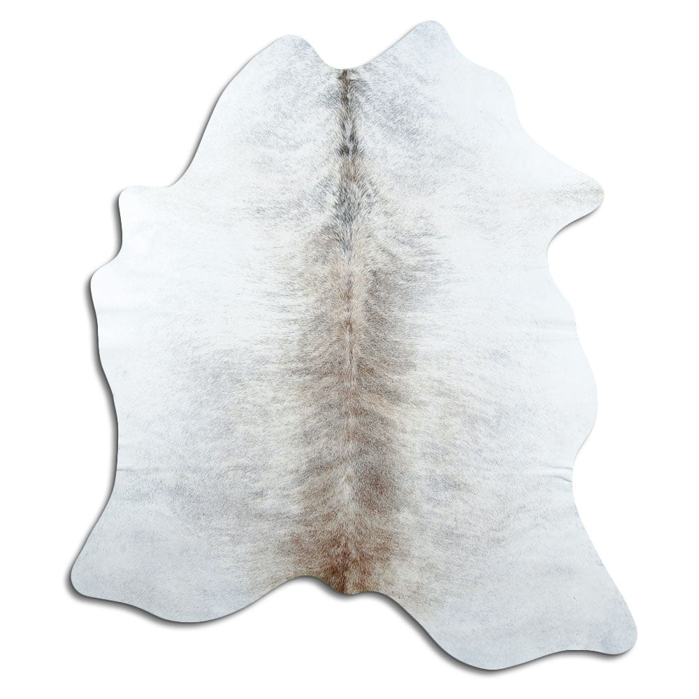 Grey cowhide rug M