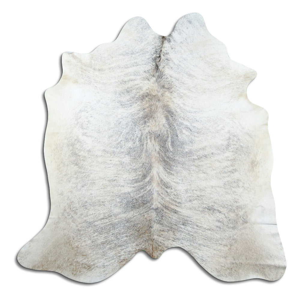 Grey cowhide rug M