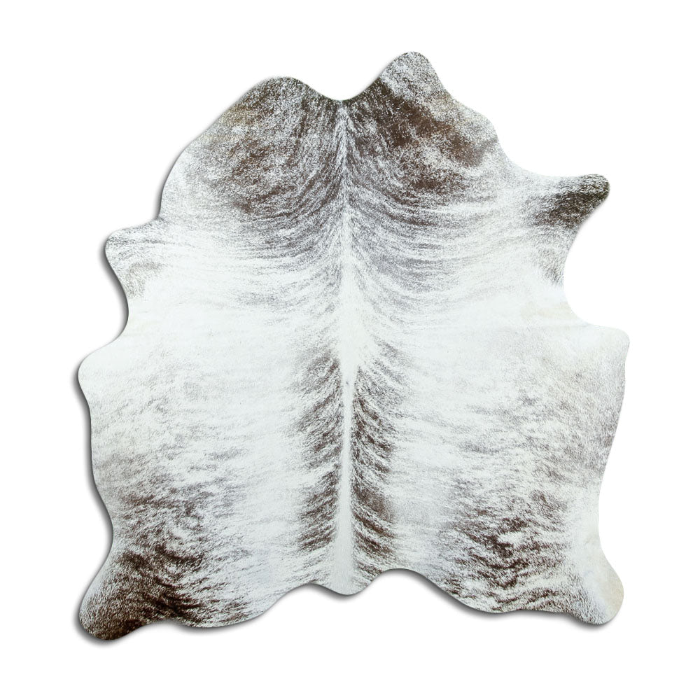 Grey cowhide rug M