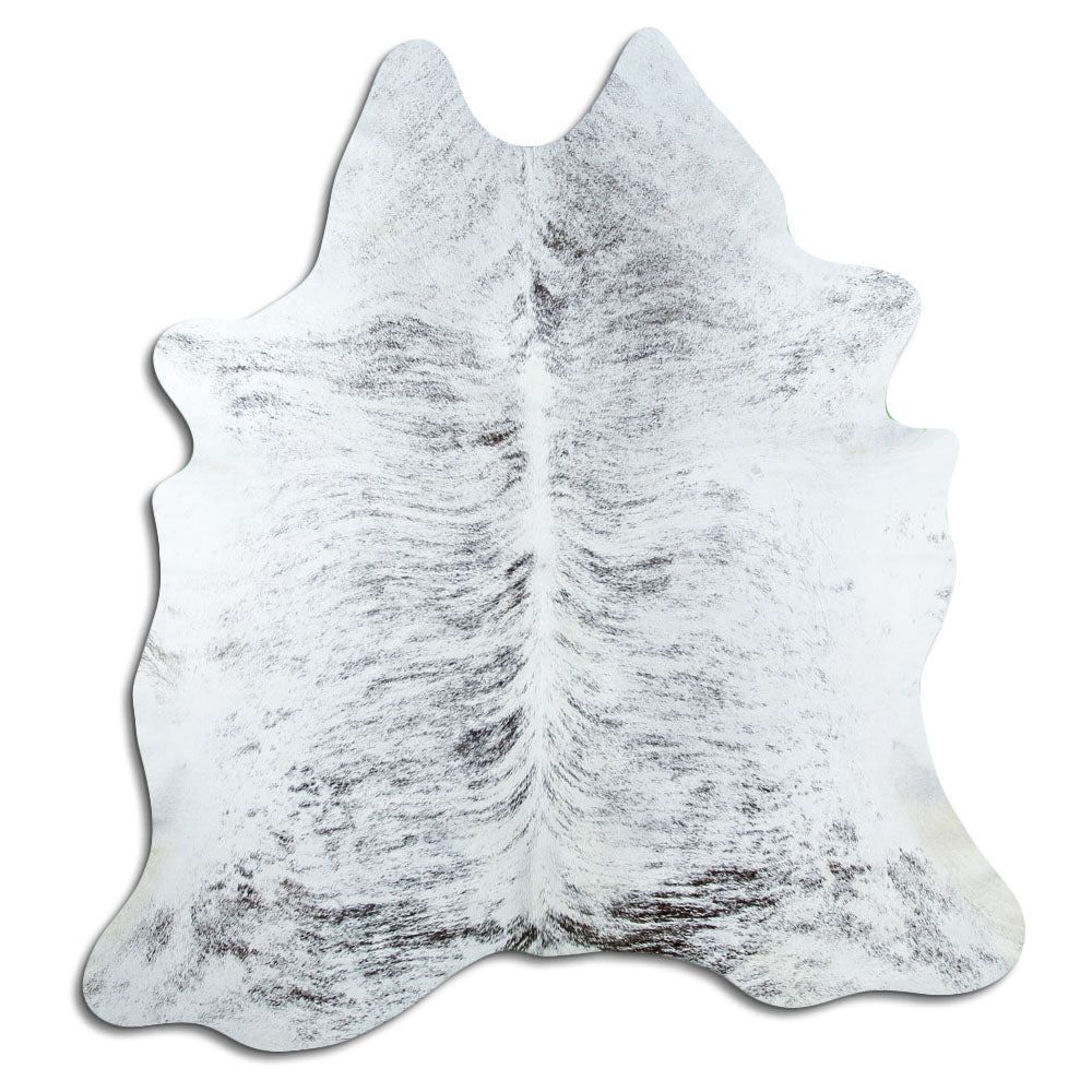 Brown cowhide rug L
