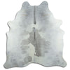 Grey cowhide rug XL