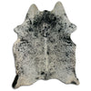 Salt and Pepper Exotic cowhide rug L