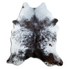 Salt and Pepper Exotic cowhide rug L