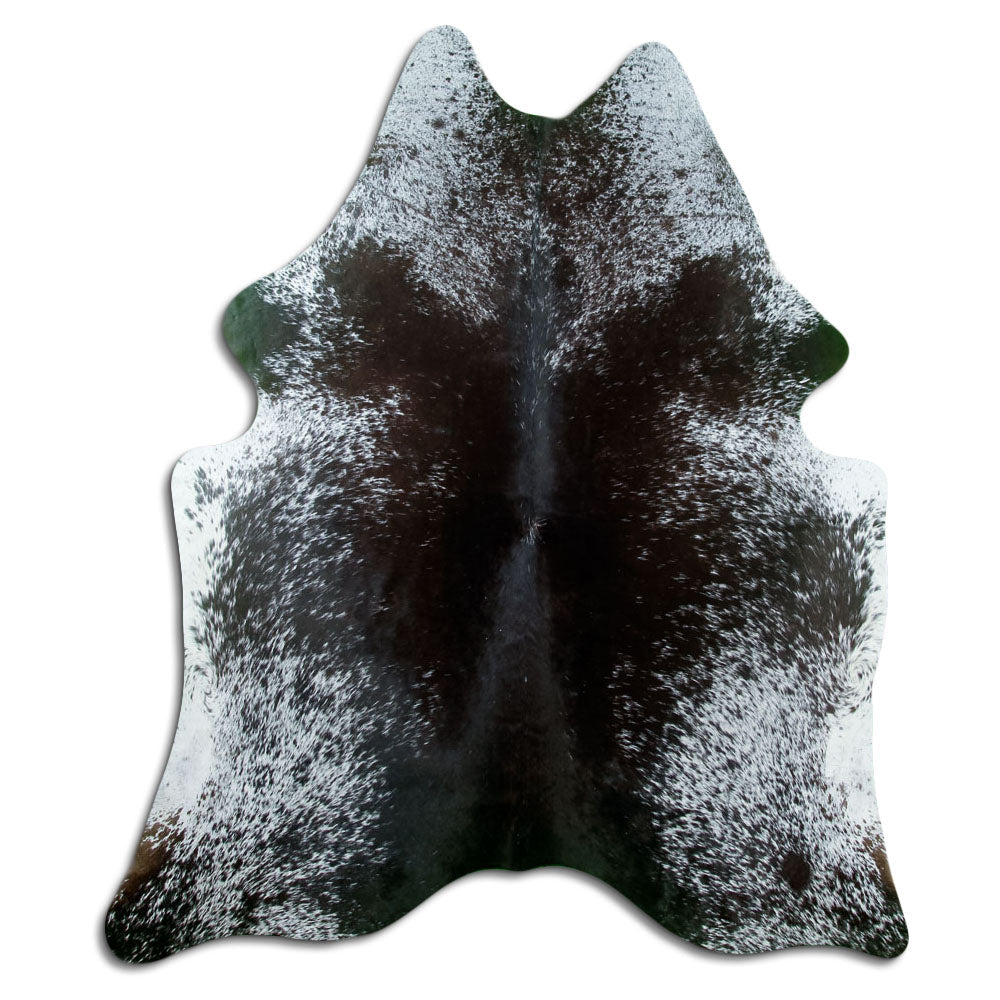 Salt and Pepper Exotic cowhide rug L