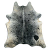 Salt and Pepper Exotic cowhide rug XL