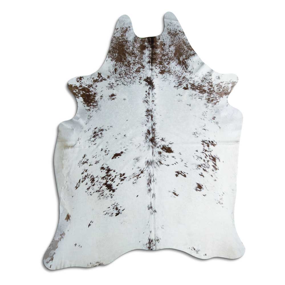 Salt and Pepper Exotic cowhide rug XL