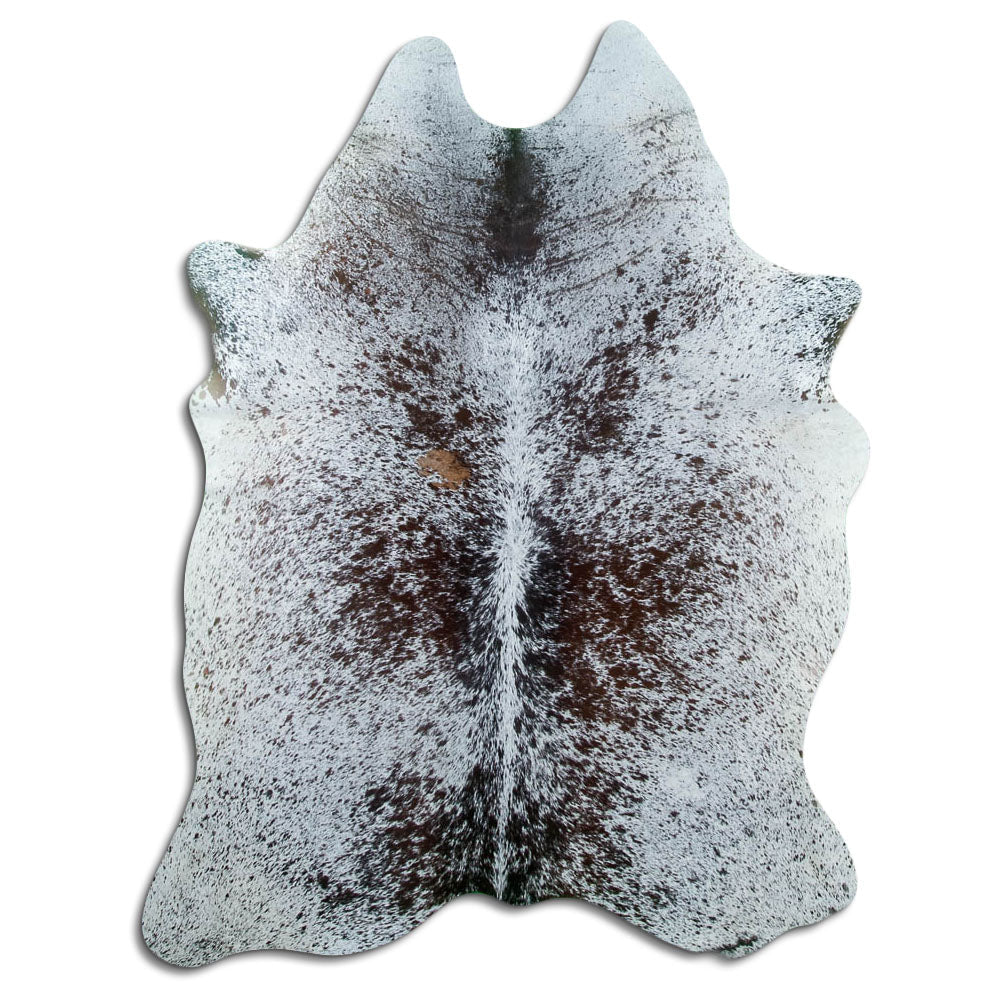 Salt and Pepper Exotic cowhide rug L