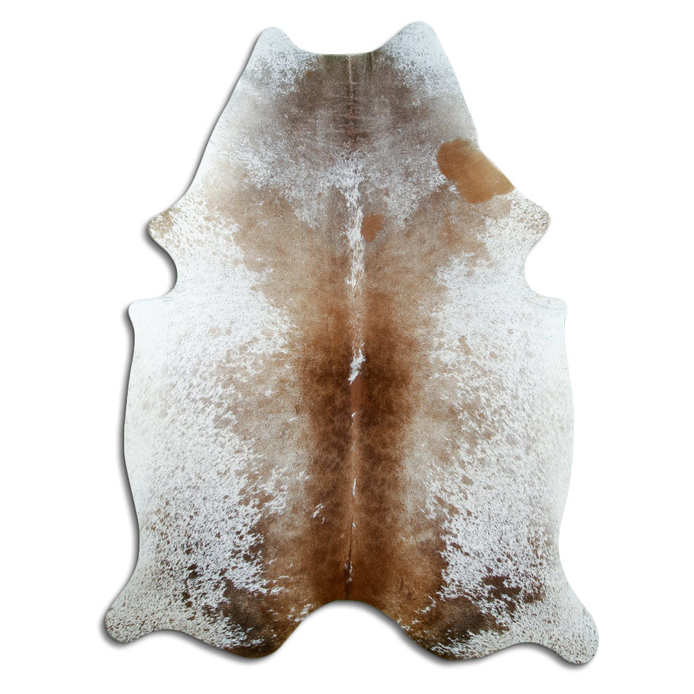 Salt and Pepper Exotic cowhide rug L