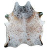 Salt and Pepper Exotic cowhide rug L