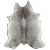 Grey cowhide rug XXL