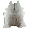 Grey cowhide rug XL