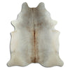 Grey cowhide rug XXL