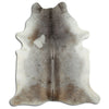 Grey cowhide rug XXL