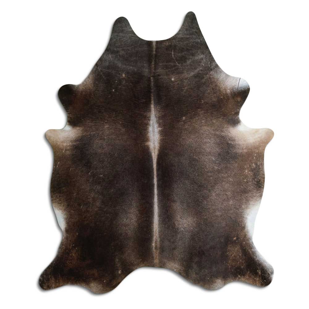 Grey cowhide rug XL