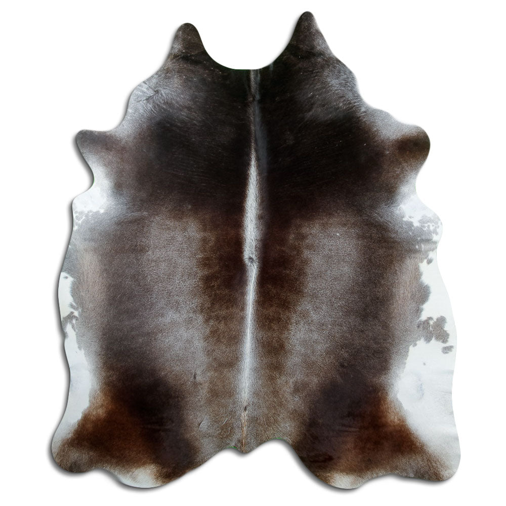 Grey cowhide rug XL
