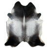 Grey cowhide rug XXL