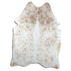 Brown cowhide rug L