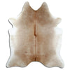 Brown cowhide rug L