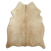 Brown cowhide rug M