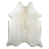 Brown cowhide rug L