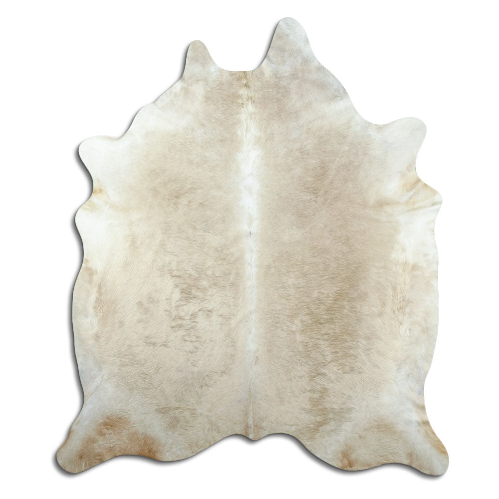 Champagne cowhide rug XXL