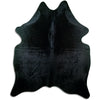 Black cowhide rug XXL