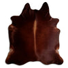 Brown cowhide rug XL