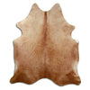 Brown cowhide rug L