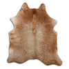 Brown cowhide rug L