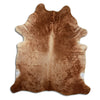 Brown cowhide rug XXL