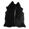 Brown cowhide rug L