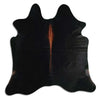Brown cowhide rug L
