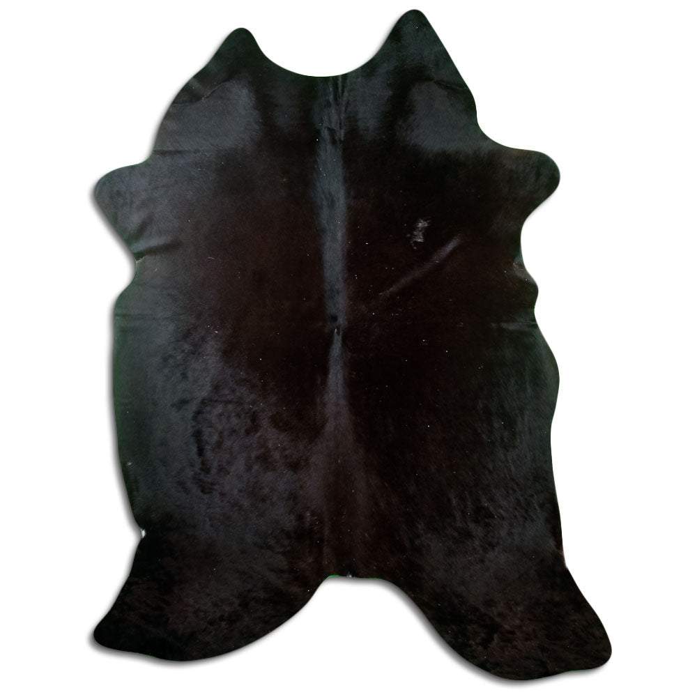 Brown cowhide rug XL