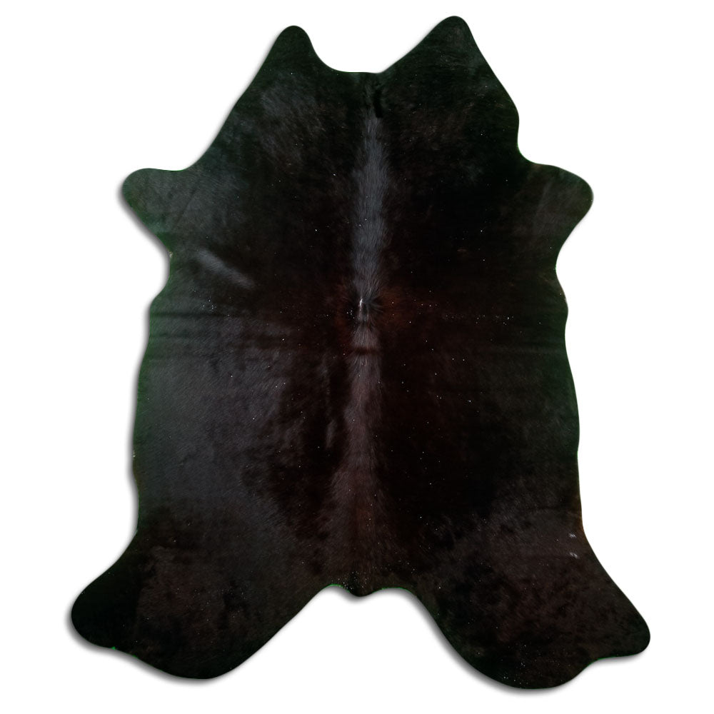 Brown cowhide rug XL