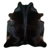 Brown cowhide rug XL