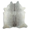 Grey cowhide rug XXL