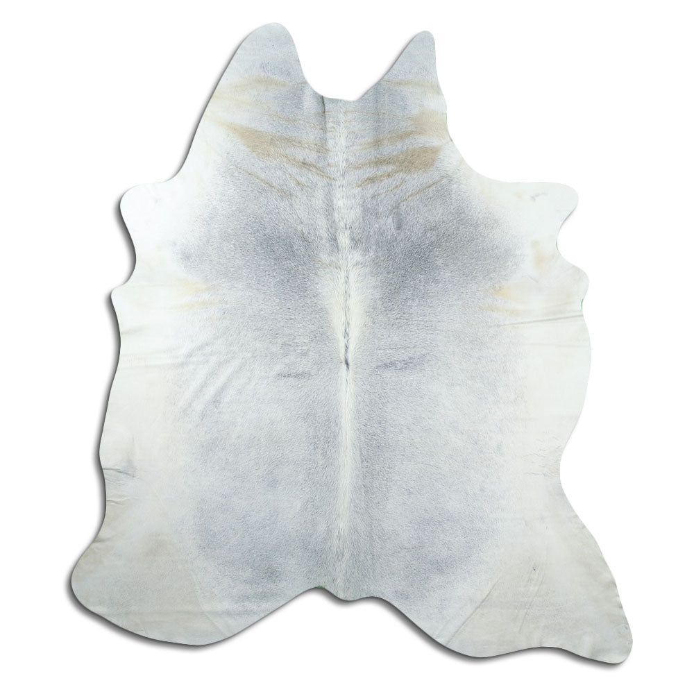 Grey cowhide rug XL