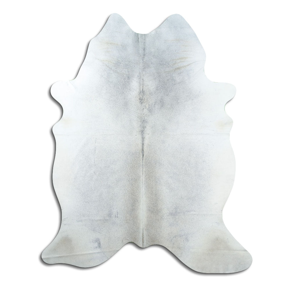 Grey cowhide rug XL