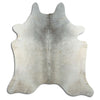 Grey cowhide rug XXL